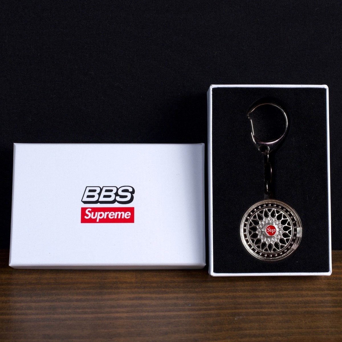 小物 Supreme x BBS RS Rim Keychain \