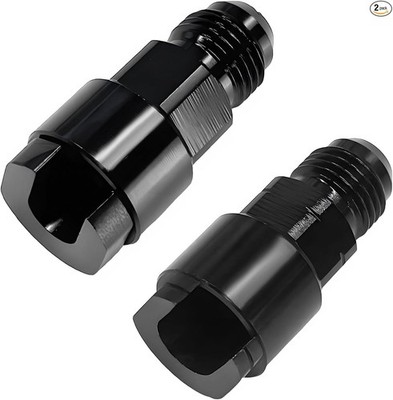 AN6 Male to 3/8'' & 5/16'' Female Quick Disconnect Fuel Rail Fittings, Aluminum Pu