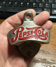 Vintage Metal Starr “X” Pepsi Cola Soda Brown Co. Bottle Cap Opener W Germany