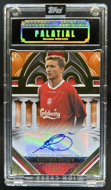 2024-25 Topps Palatial Liverpool FC Vladimir Smicer Orange Auto Autograph #8/25