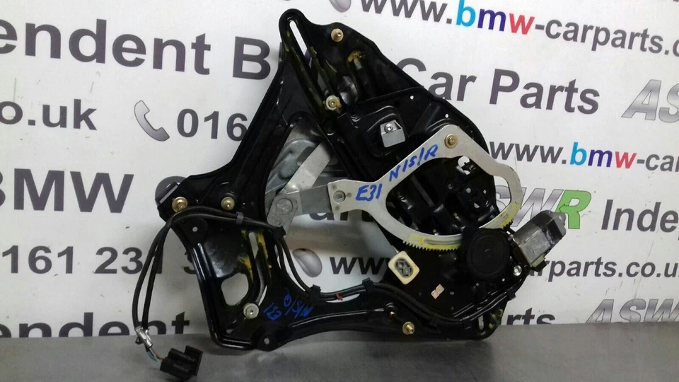 BMW E31 8 SERIES Window Regulator Rear N/S Passenger Side 51338123233 - Image 3 of 4