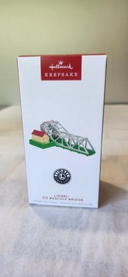 Hallmark Keepsake Christmas Ornament Lionel 313 Bascule Bridge 2024 Trains New