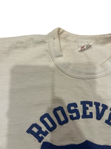 Vintage Gym Shirt. Roosevelt Phys. ED. B-470. 1970s - Picture 3 of 6