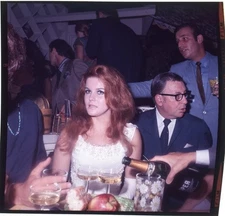 Ann Margret Candid 1960's Party Glamour Original 2.25 x 2.25 Photo Transparency