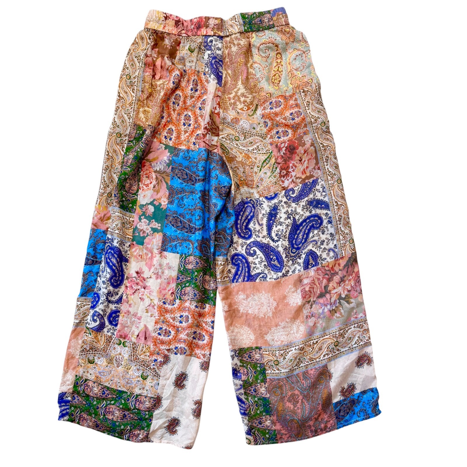 Zimmermann Devi 100% Silk Patchwork Drawstring Wi… - image 19