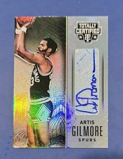 2014-15 Panini Totally Certified /25 Auto Artis Gilmore TCS-AG - Nice