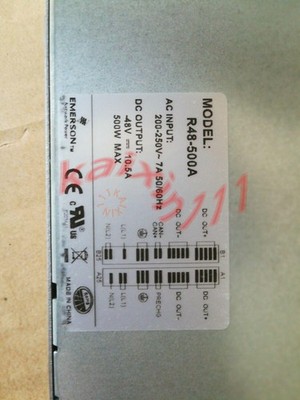 ONE Emerson  R48-500A communication power supply rectifier module 48V 10A NEW
