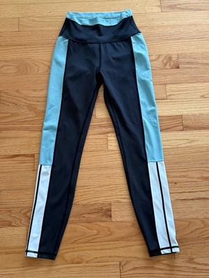 Wilo The Label XS Yoga Leggings Pants Blue / Teal / White Excellent Condition