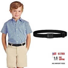 Kids Adjustable Elastic Belt for Boys Girls and Toddlers Nickel Free Stretch