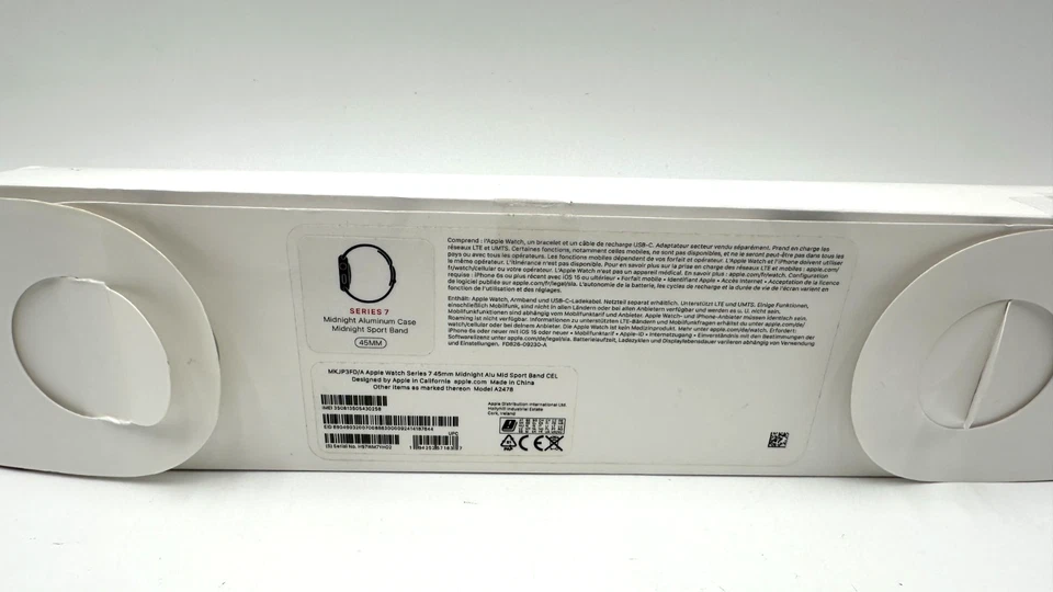 Apple Watch Series 7 – 45mm – Midnight – LTE – guter Zustand – mit OVP - Bild 4 von 4