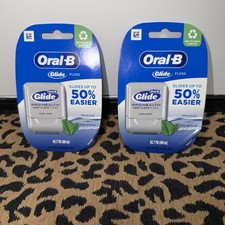 2 Oral-B PRO HEALTH Deep Clean Floss  Cool Mint 43.7 Yards. Sealed In Box