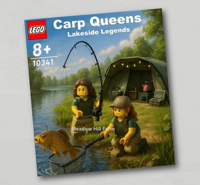 Tackle Box Sticker Lego Carp Fishing Carp Queens Coarse Boilies Bite Alarm . (8)