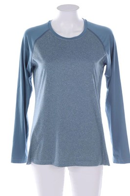 crane Longsleeve-Shirt Sport Fitness Workout M blau #9569