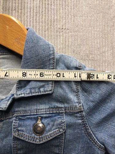 Carters Kid Girls Denim Jacket Size 8/8A Button Up - Picture 7 of 12