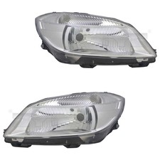 Scheinwerfer Set rechts & links H4 für Skoda Fabia II 542 545 Roomster 5J