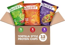 Quest Nutrition Tortilla Style Protein Chips Variety 1.1 Ounce Pack of 12 