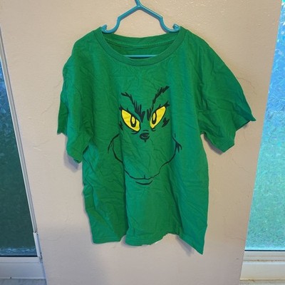 Dr. Seuss The Grinch Green T-Shirt Adult Small Whoville Christmas Top
