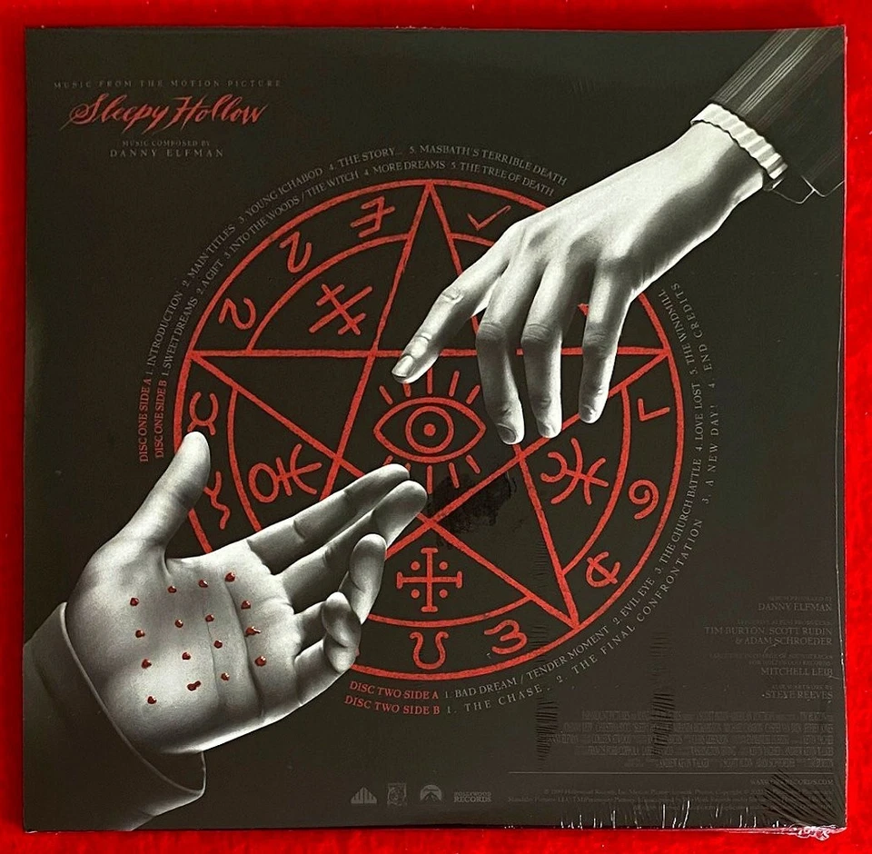 Sleepy Hollow - Original Motion Picture Music - 2x Colored Vinyl LP - Image 4 of 4