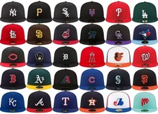 New Men's MLB Casual Solid Color 59FIFTY Fitted Baseball Cap-5950 cap
