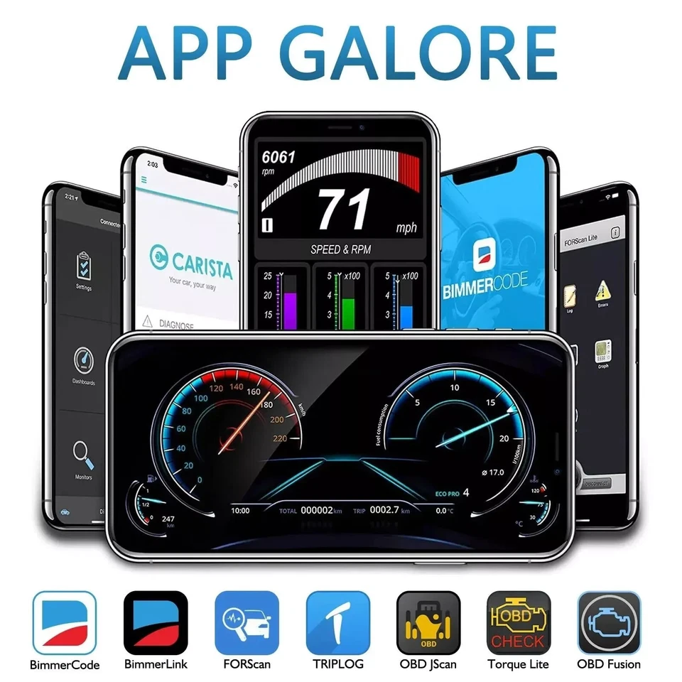 Herramienta de diagnóstico de coche iCar Pro 2S ELM327 Bluetooth 5.3 para Android/IOS/PC OBD2 Foto 4 de 4