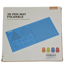 3D Pen Drawing Mat By Tecbears Heat-Resistant Silicone IOB
