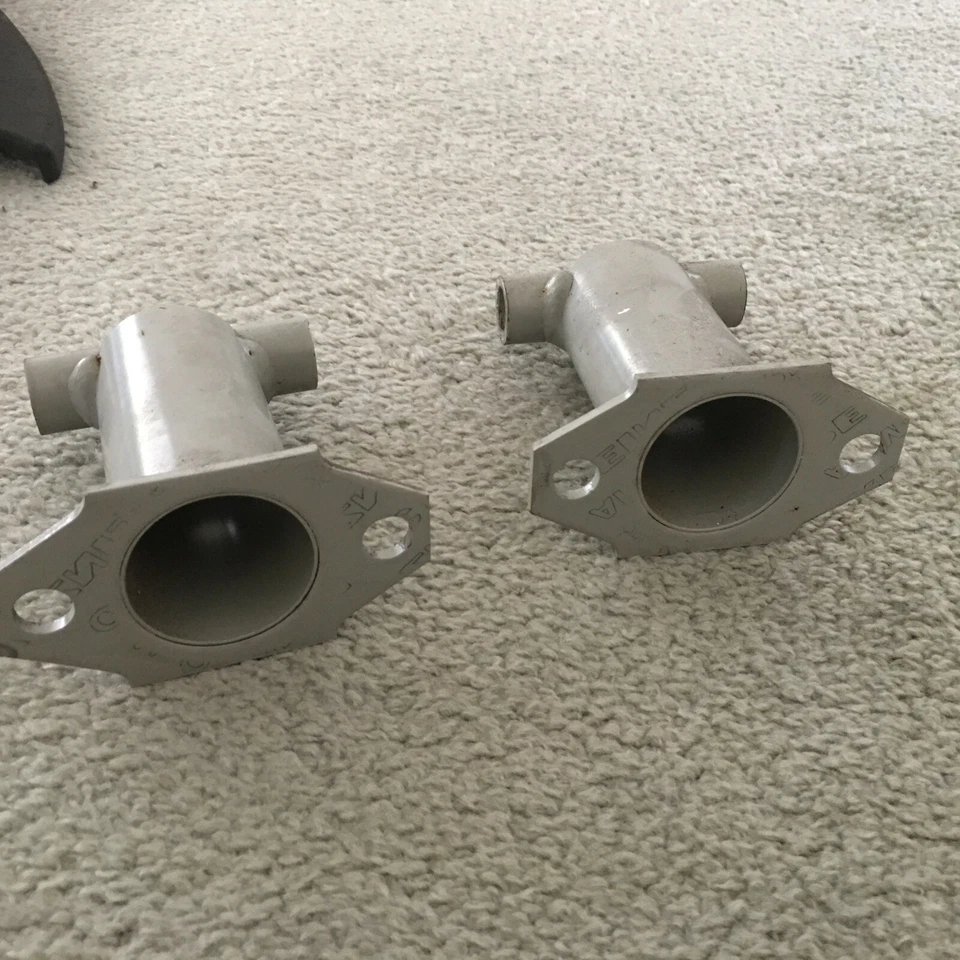 PORSCHE Boxster 986 rear crash bar bumper reinforcement support bracket pair x2 - image 2 of 4