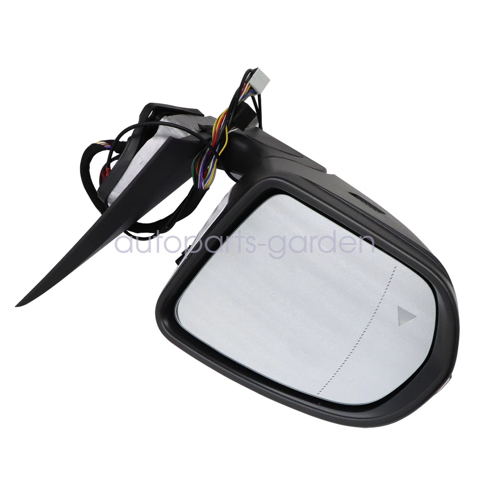 Espejo retrovisor lateral izquierdo blanco nuevo para Mercedes-Benz C63 AMG S 2017-2021 Foto 2 de 4