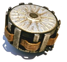 Unbranded vintage metal Clock Motor untested no info