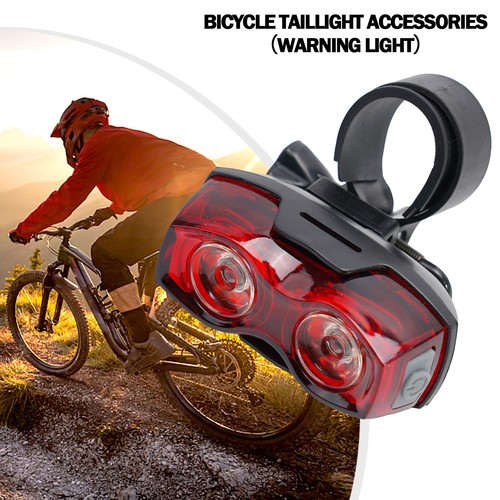 AAA Battery Powered Bicycle Tail-Light Lasts Up To 100 Hours In Flash Mode New - Picture 9 of 48