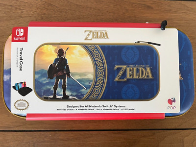Nintendo Switch Zelda Breathe of the Wild Travel Case Hyrule Blue | eBay
