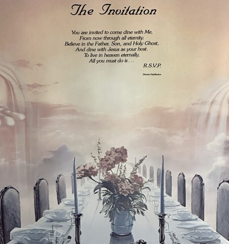 Danise Hahlbohm The Invitation From Jesus Lithograph Print 20x16” Signed - Picture 4 of 11