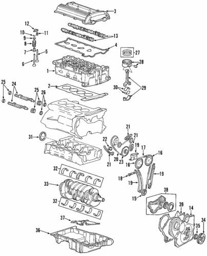 Genuine GM 2006-2008 Chevrolet Pontiac Saturn Malibu G5 Engine Camshaft 12578511