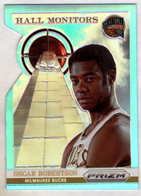 Oscar Robertson 2013-14 Panini Prizm Hall Monitor Light Blue Die-Cut /199