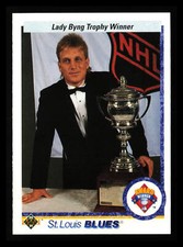 Brett Hull 1990-91 Upper Deck Hockey NHL #203a St. Louis Blues