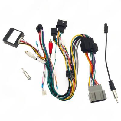 for Ford Fiesta 16Pin Android large screen navigation power cord protocol box