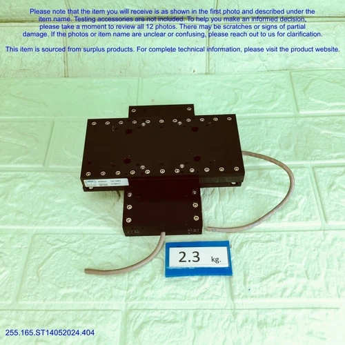DOVER MMX 12-1447 XY Linear Stage MISSING Encoder as in photos, sn:RANDOM, SALE.