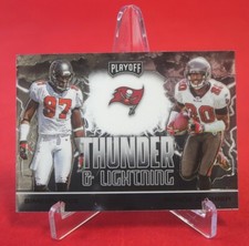 Ronde Barber Thunder & Lightning Playoff Football Card 2020 #TL-16