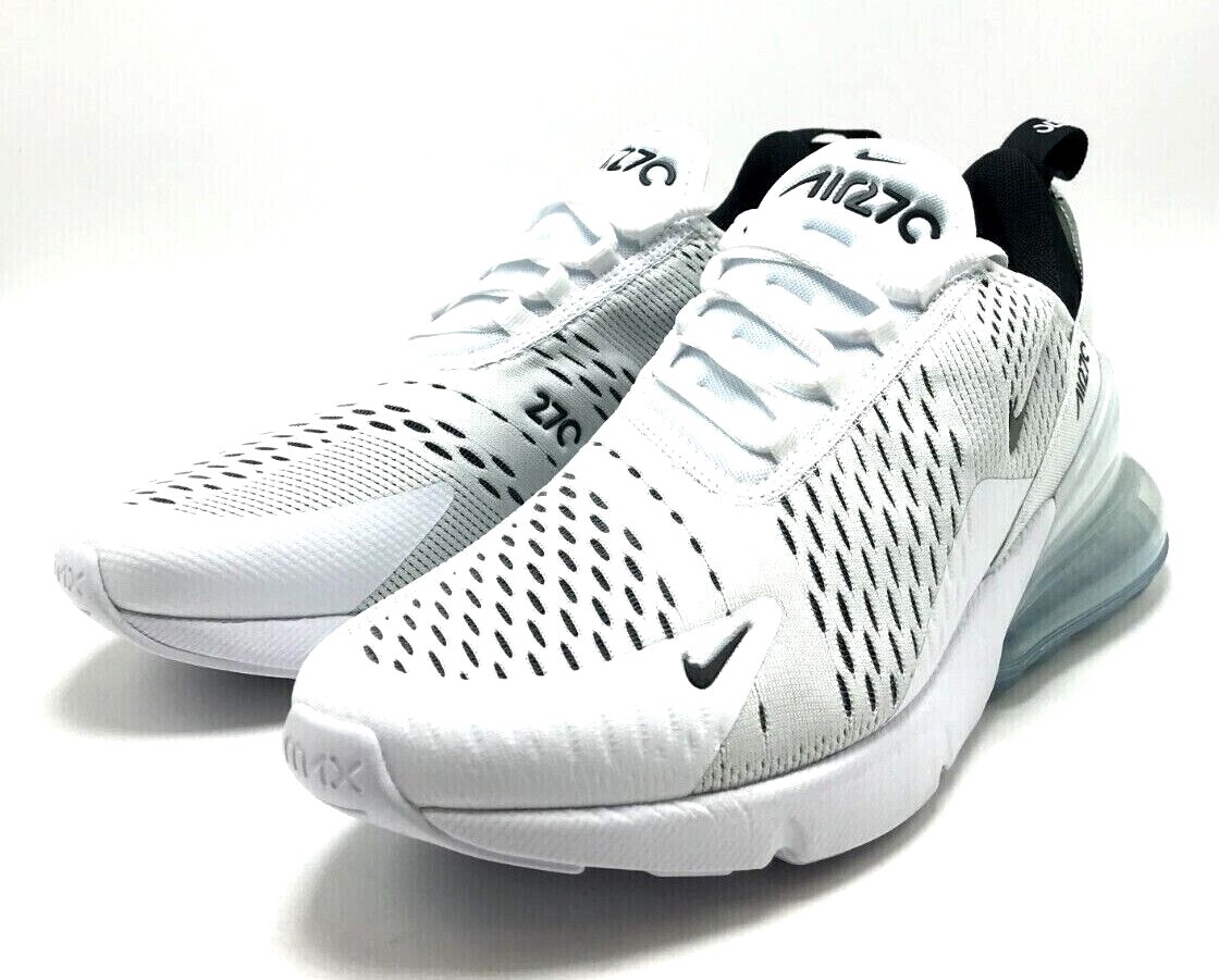 NEW* WOMEN NIKE AIR MAX 270 WHITE/BLACK-WHITE (AH6789 100), Sz 6.5