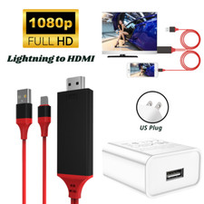 HDMI Mirroring Cable Phone to TV HDTV Screen Adapter 1080P For Apple iPhone iPad