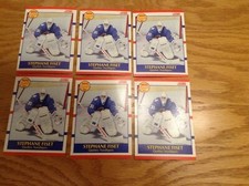 1990-91 SCORE NHL Prospect  STEPHANE FISET NORDIQUES #415 ROOKIE LOT OF 6 CARDS