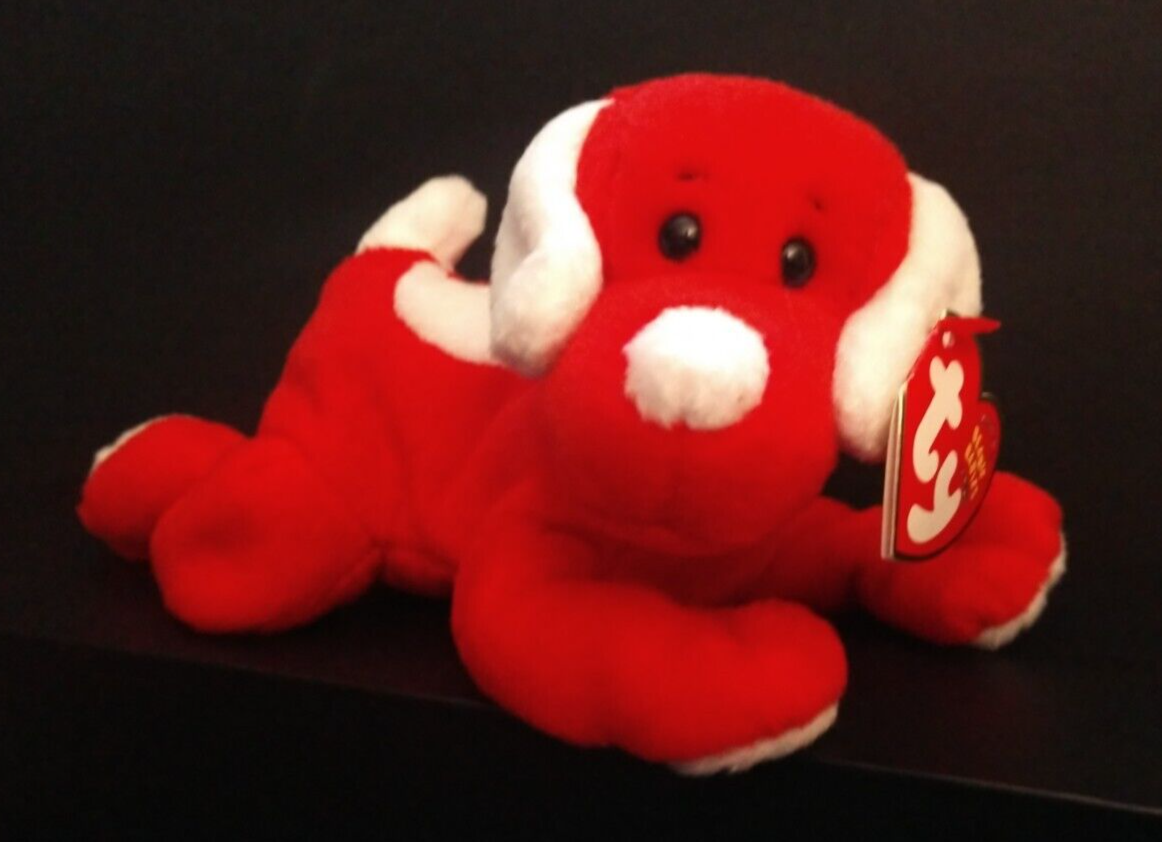 Valentine’s Day Sugar Pie Beanie Babies Dog Collectible Plush Toy-image