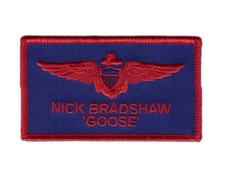 Goose Nick Bradshaw Top Gun Patch Iron on
