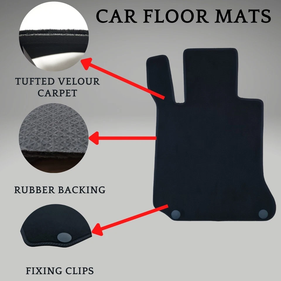 For VW Volkswagen Beetle Carpet Car Mats 2012-2019 Custom Fit Velour Auto Liners - Image 4 of 4