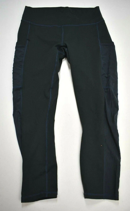 fabletics powerhold elastic waist stretch fit pull on yoga capri leggings