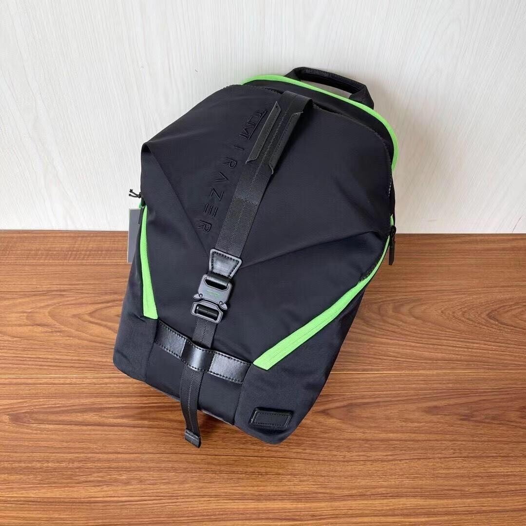 TUMI Tahoe RAZER Finch Collaboration backpack GreenBlack 46.5