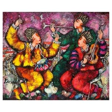 Michael Kachan Hand Signed Original Painting on Canvas with LOA