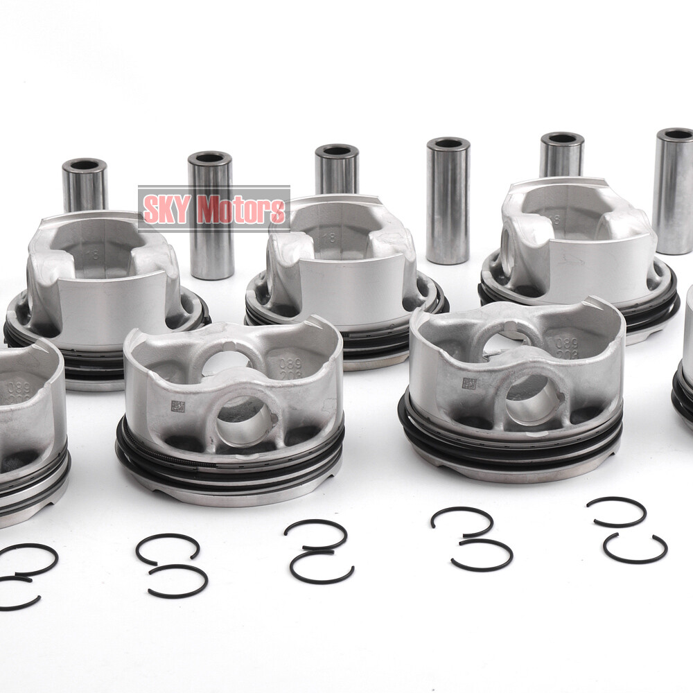STD Pistons & Rings Set For BMW X6 550i 750i M760i F06 F12 F13 N63 N74