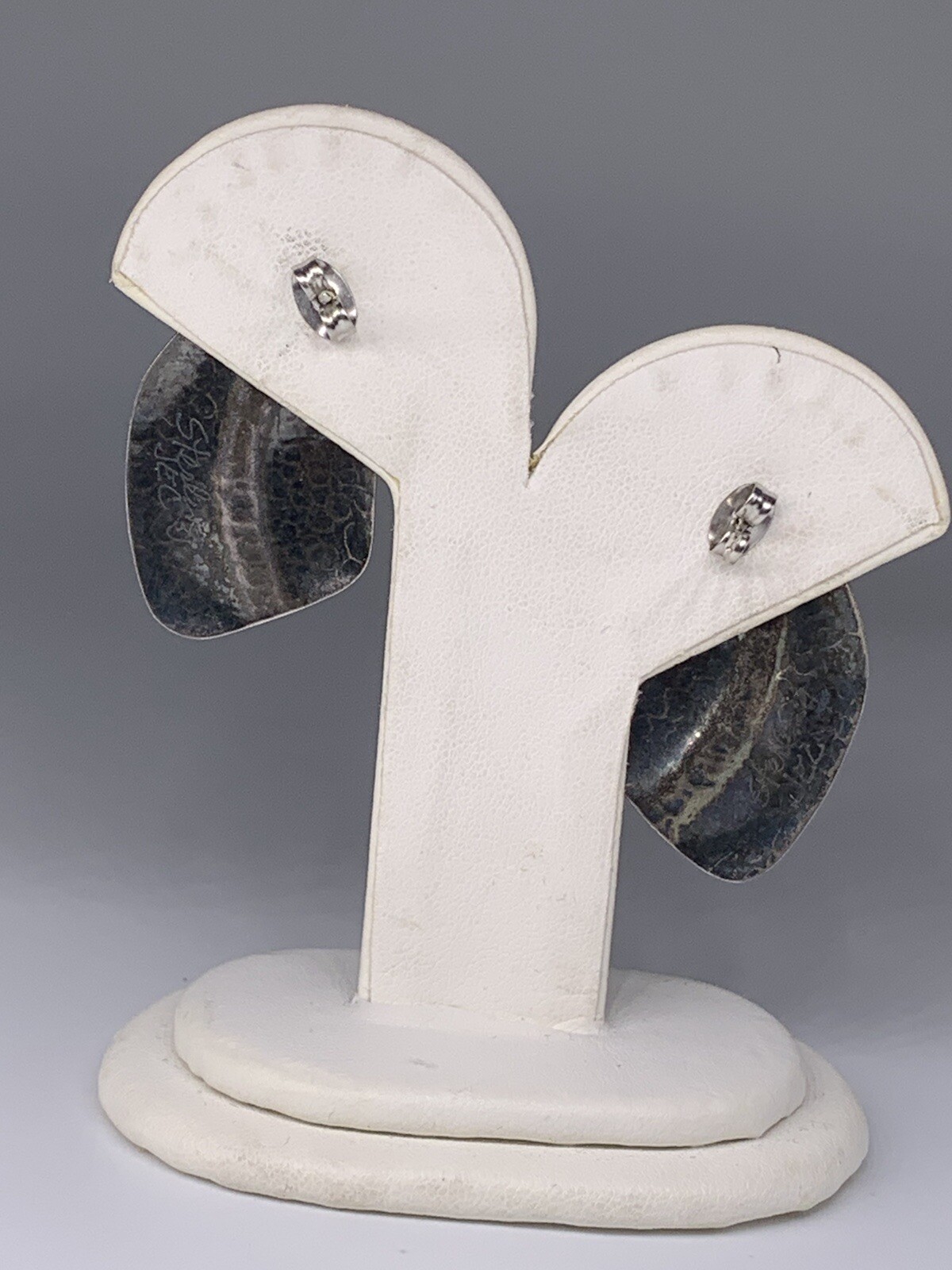 JAC Signed Artesian Sterling Silver Hammered Mode… - image 6