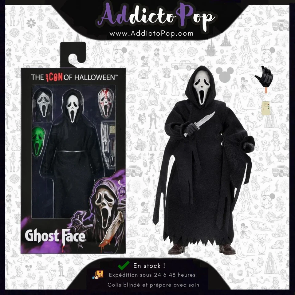 Figurine NECA Scream - Retro Ghostface (Updated) 20 cm - Photo 1/1