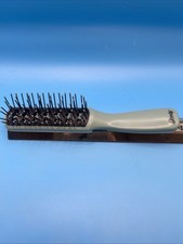 Vtg Goody USA 1980 s Vented Brush 8" Look Detangle Blow Dry Ball Tips Green